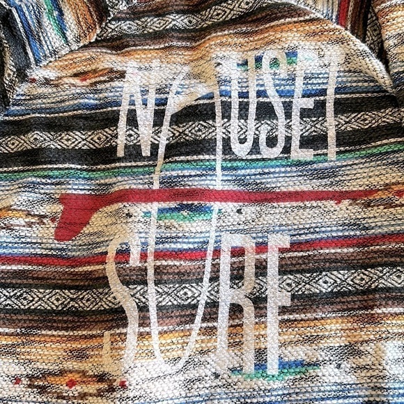 Tech Styles Surf Sportswear Fringe Hoodie | SIZE S - Picture 4 of 6